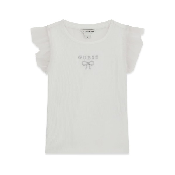 Μπλούζα κορίτσι λευκή Guess