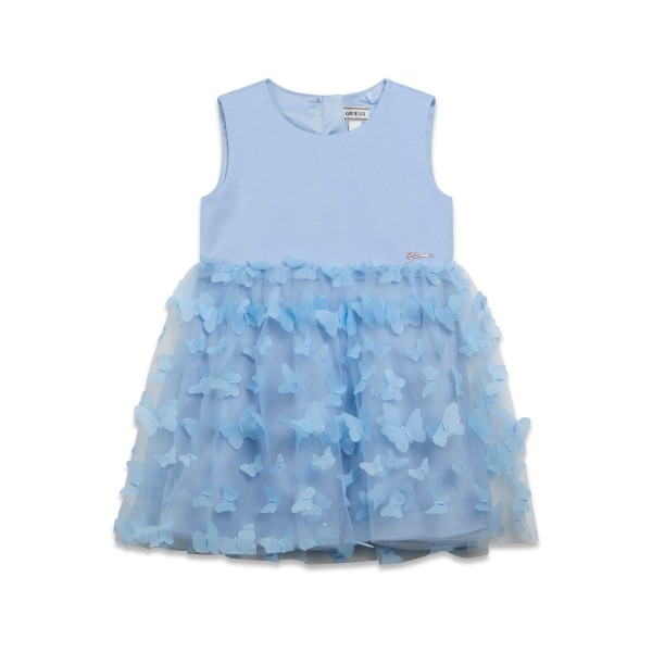 Φόρεμα τούλινο κορίτσι γαλάζιο Guess