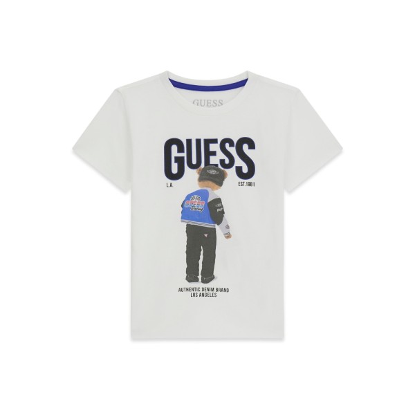 Μπλούζα αγόρι λευκή Guess