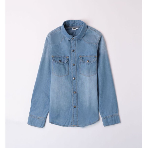Πουκάμισο αγόρι τζιν I DO
