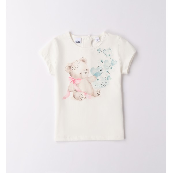 Μπλούζα κορίτσι λεπτή εκρού I do