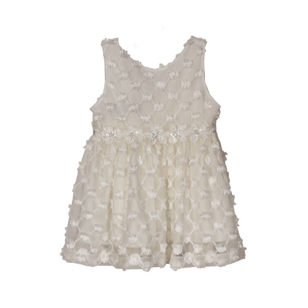 Φόρεμα κορίτσι εκρού Μ&Β