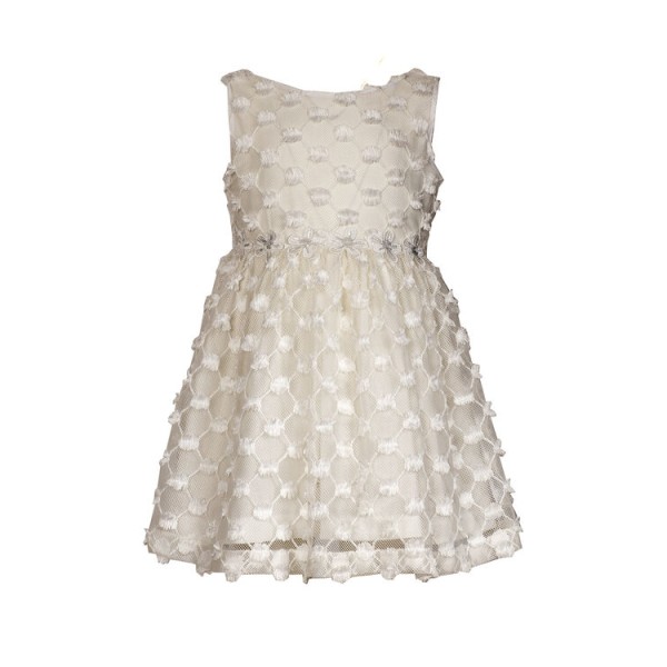 Φόρεμα κορίτσι εκρού Μ&Β