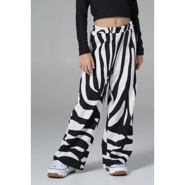 Παντελόνι κορίτσι zebra print Melin Rose