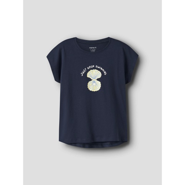 Μπλούζα κορίτσι μπλε Name it