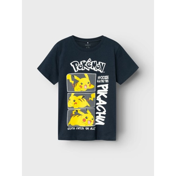 Μπλούζα αγόρι μπλε Pikachu Name it