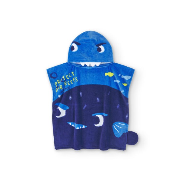 Πόντσο αγόρι με σχέδιο ψαράκι Tuc tuc