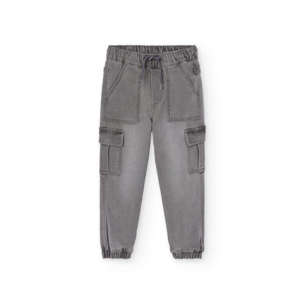 Παντελόνι αγόρι τζιν cargo Boboli