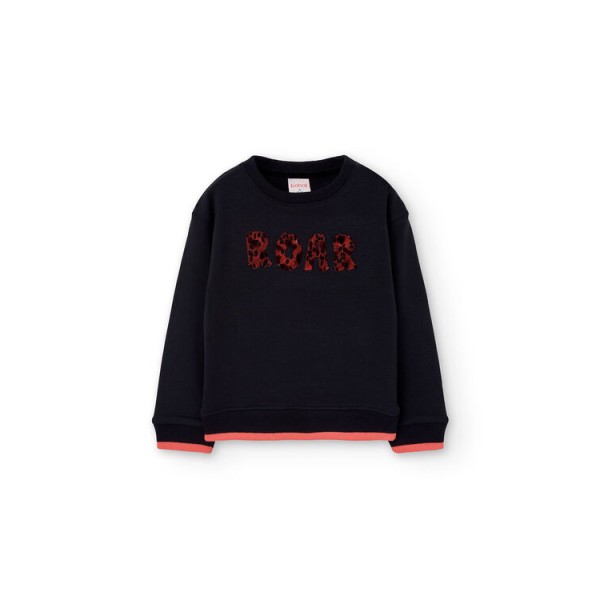 Μπλούζα φούτερ κορίτσι Boboli