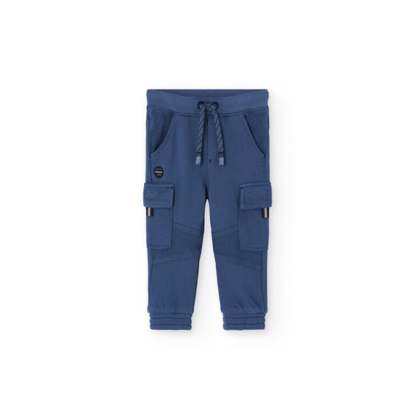 Παντελόνι αγόρι μπλε cargo Boboli