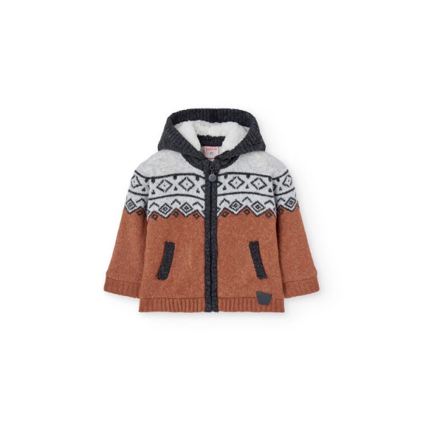 Μπουφανοζακέτα αγόρι πλεκτή Boboli