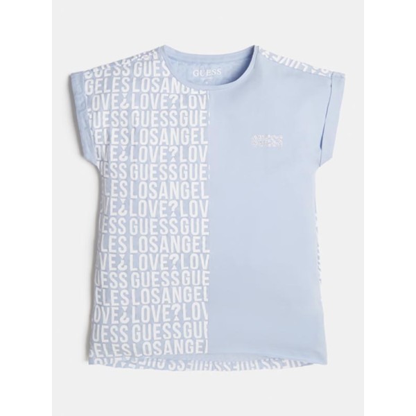 Μπλουζάκι με λογότυπο all over