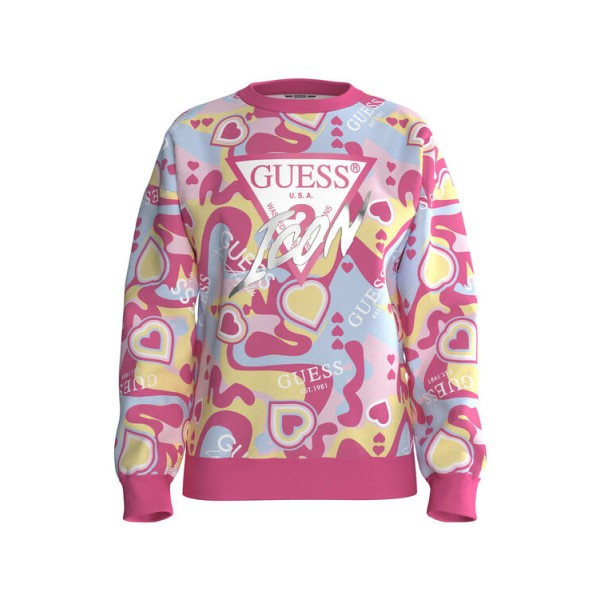 Φούτερ με τριγωνικό λογότυπο κορίτσι Guess
