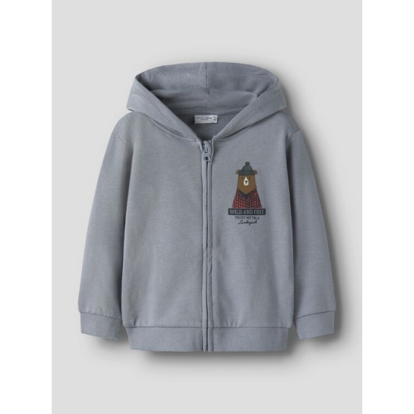 Ζακέτα αγόρι φούτερ γαλάζια Name it