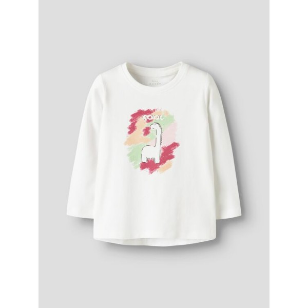 Μπλούζα λεπτή κορίτσι λευκή Name it